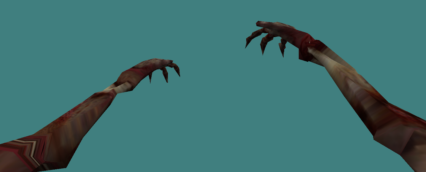 Zombie Knife #208 - clean zombie hands/claws viewmodel preview