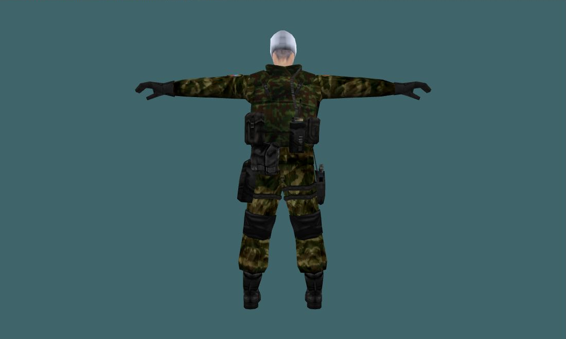 Gasmask soldier — Human Model — photo 2