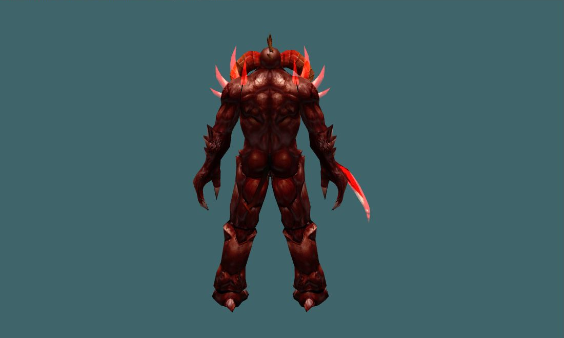 Diablo Red - Zombie - back - GoldSrc Studio preview