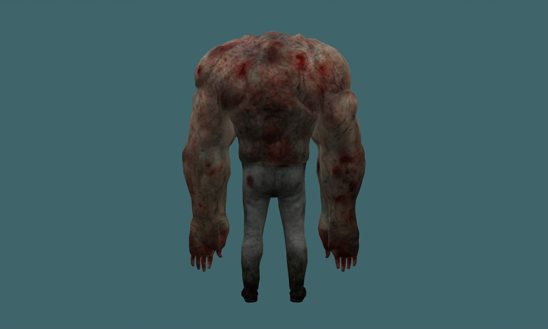 Tank from Left 4 Dead - Zombie - back - GoldSrc Studio preview
