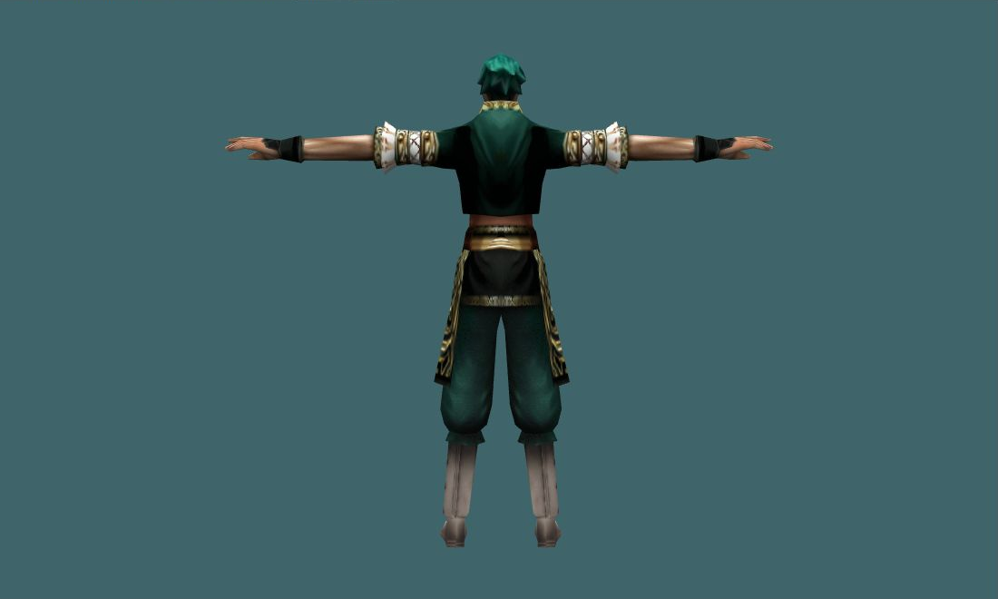 Meng Xing Hun - Human Model - back - GoldSrc Studio preview