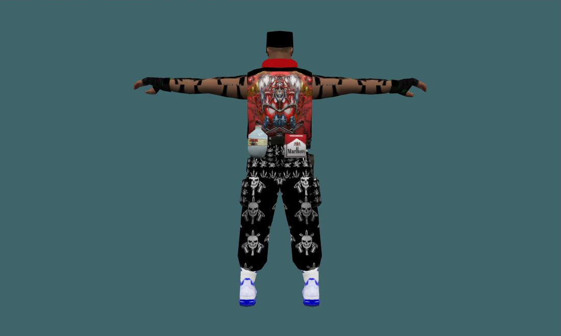 Scrake - Human Model - back - GoldSrc Studio preview