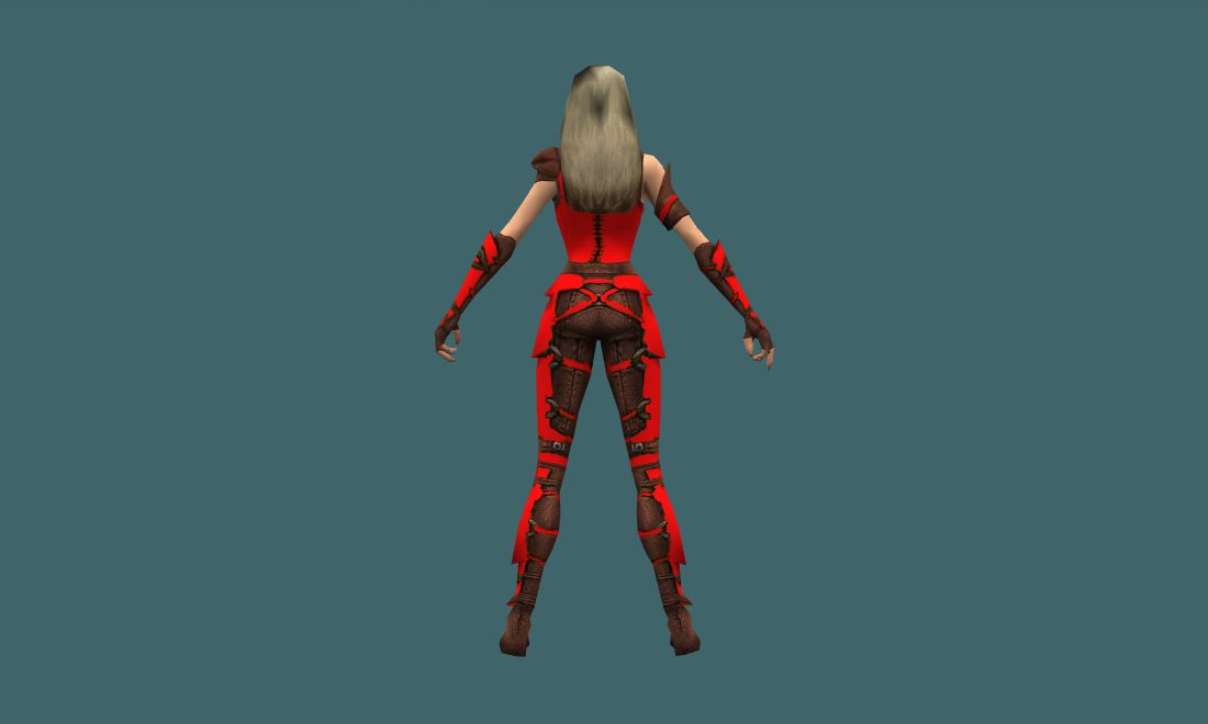 wr_t_red (Red) - Human Model - back - GoldSrc Studio preview