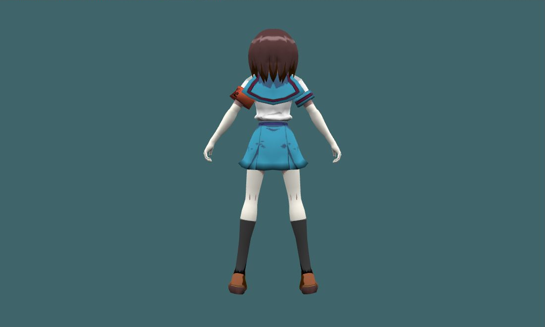 harukisudz - Human Model - back - GoldSrc Studio preview