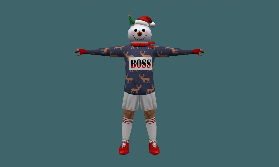 Boss Xmas - Human Model - front - GoldSrc Studio preview