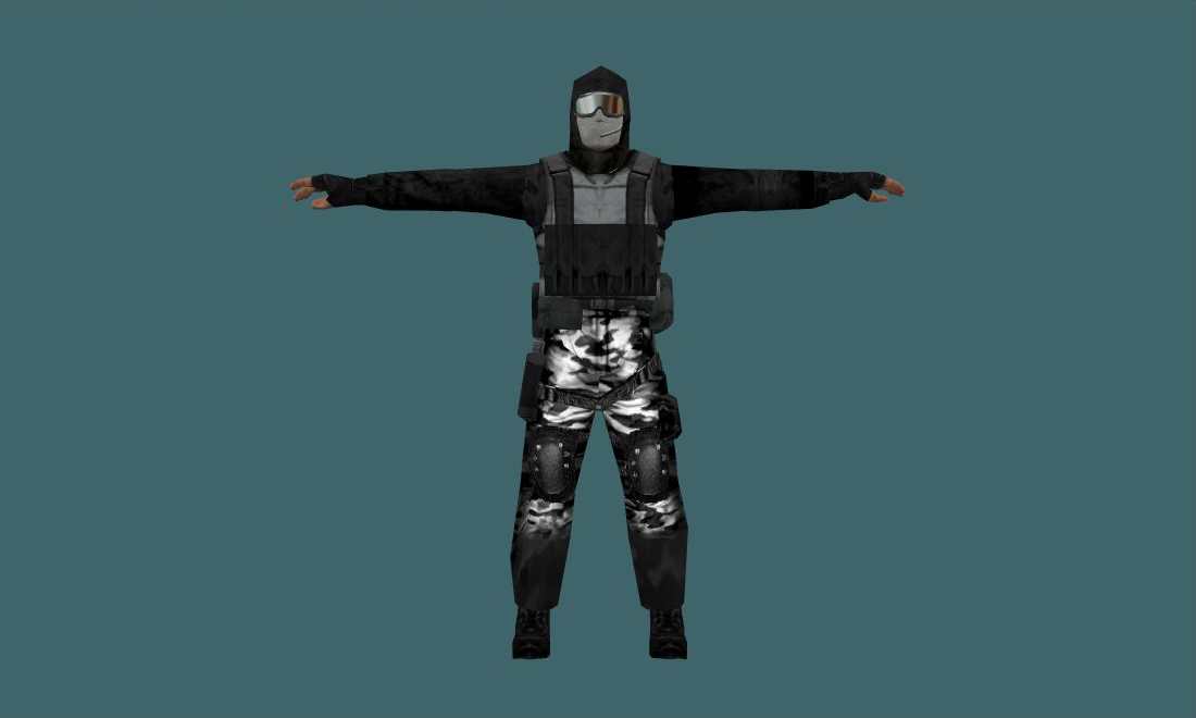 survivor — Human Model - front - GoldSrc Studio preview