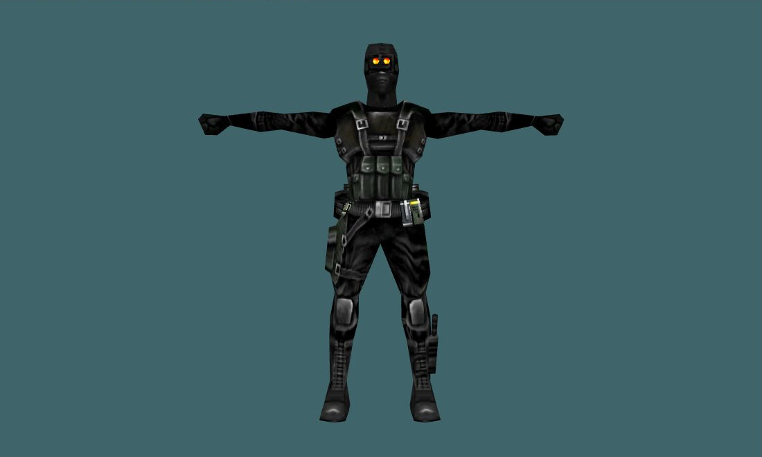 Black Ops from HL Opposing Force — arctic — Human Model — photo 1