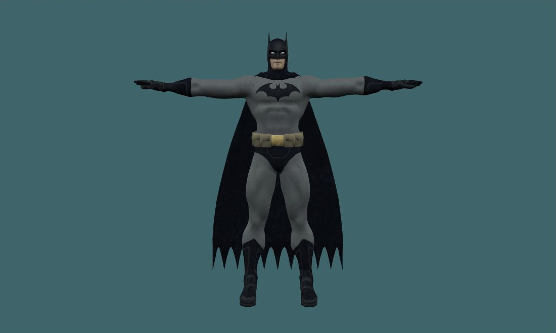 css_batman - Human Model - front - GoldSrc Studio preview