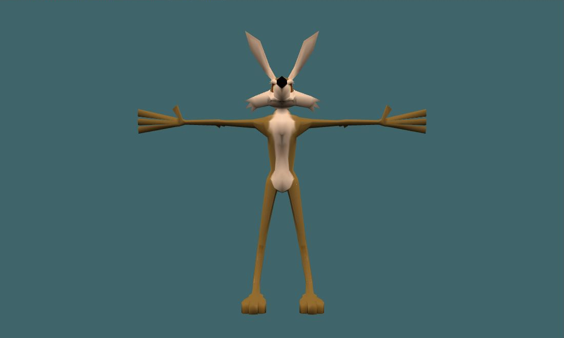 Coyote - Human Model - front - GoldSrc Studio preview