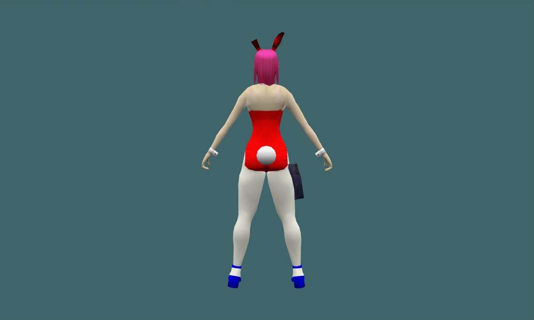 Haruhara Haruko - Human Model - back - GoldSrc Studio preview