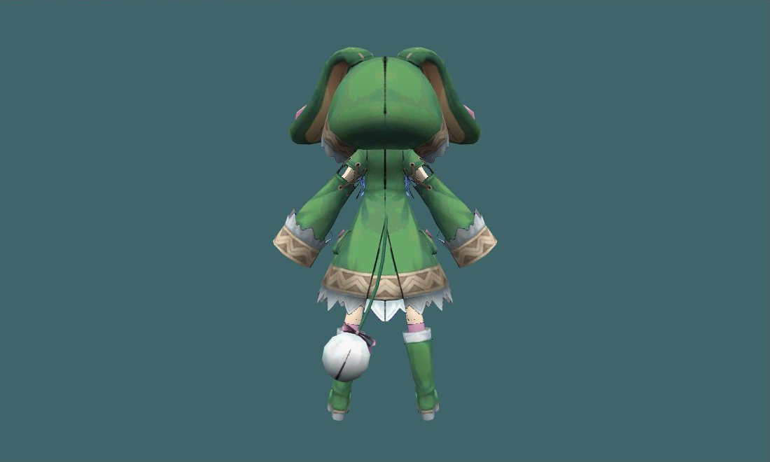 Yoshino - Human Model - back - GoldSrc Studio preview