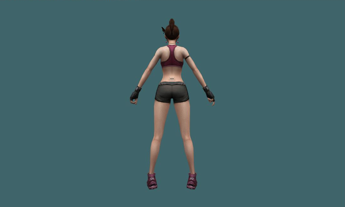 beautyfu - Human Model - back - GoldSrc Studio preview