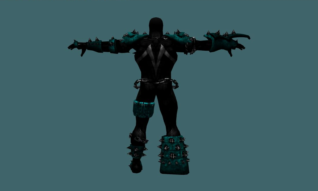 Spawn (Retexture) - Human Model - back - GoldSrc Studio preview