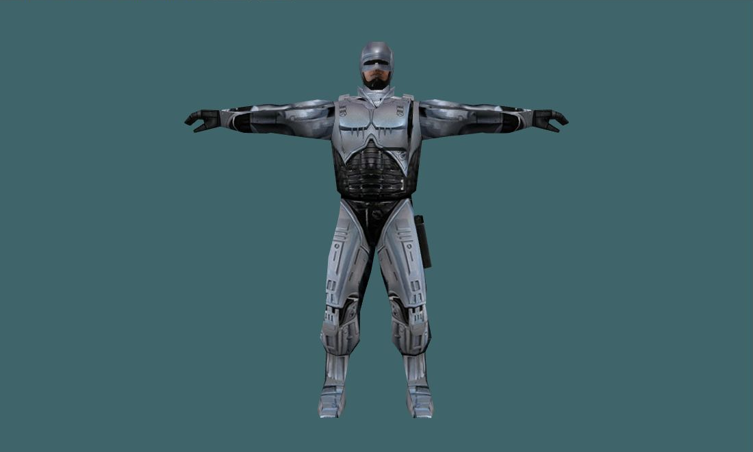 RoboCop - Human Model - front - GoldSrc Studio preview