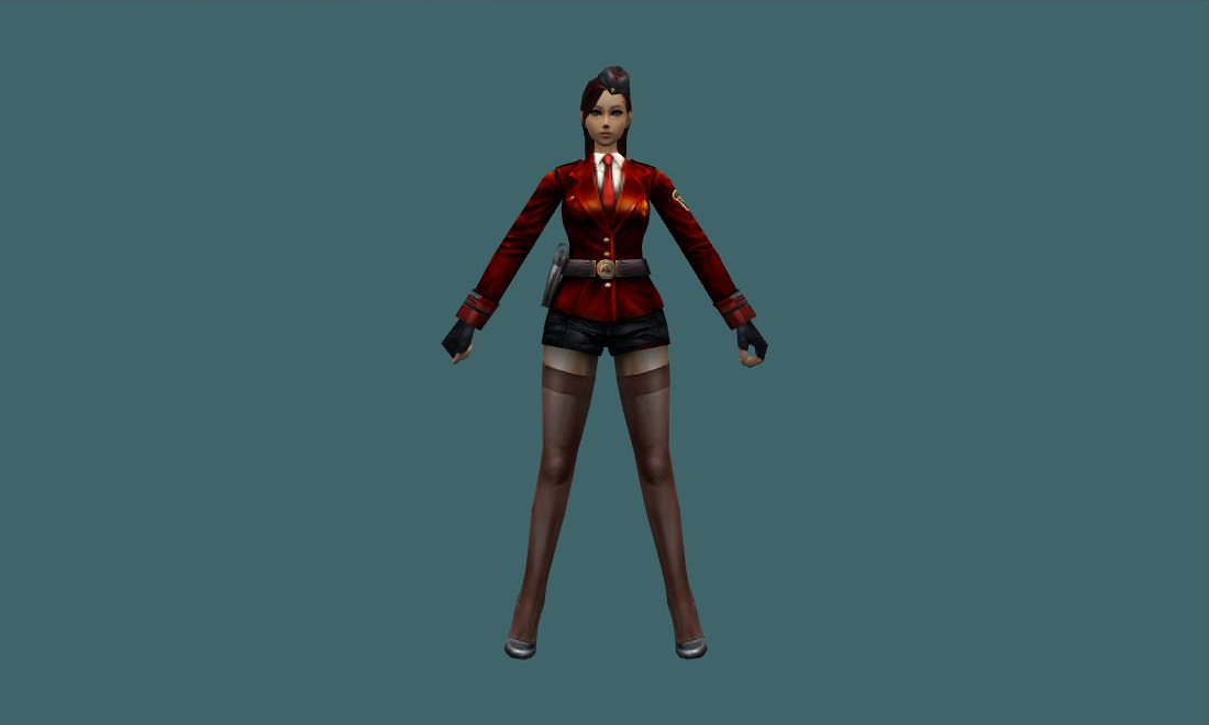 Sergeant (Red) - Human Model - front - GoldSrc Studio preview