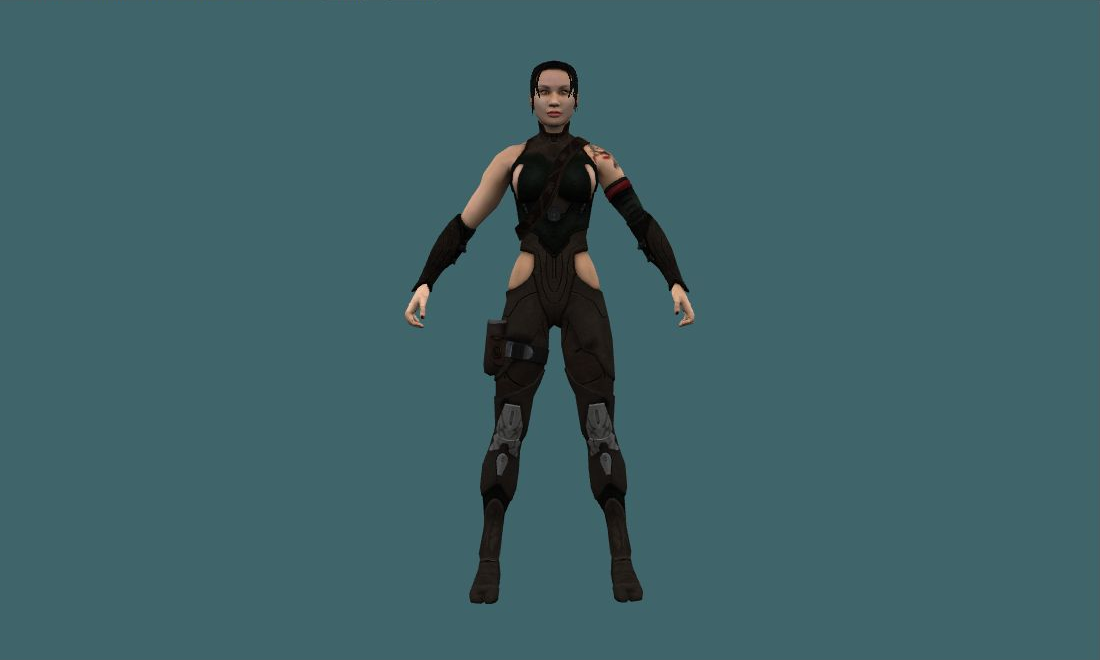 Church Girl - Human Model - front - GoldSrc Studio preview