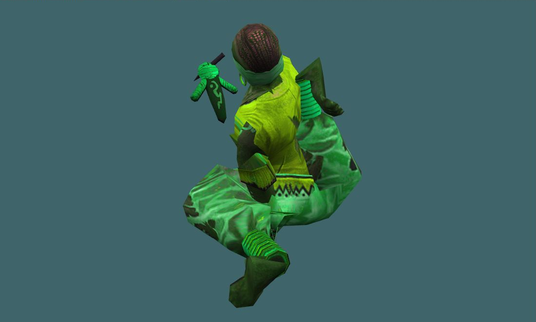 Voodoo (Poison) - Zombie - back - GoldSrc Studio preview