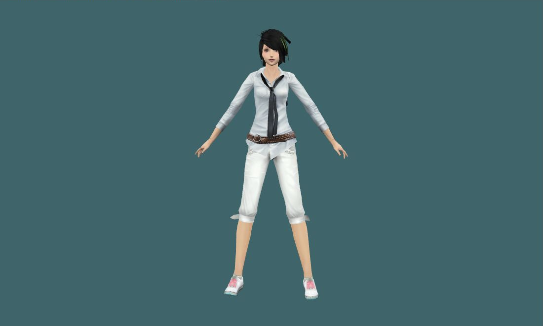 Magui — Human Model - front - GoldSrc Studio preview