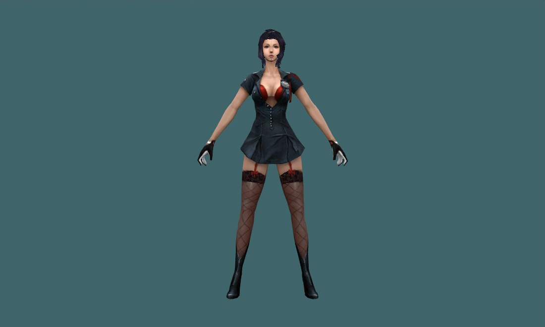 1 — Human Model - front - GoldSrc Studio preview