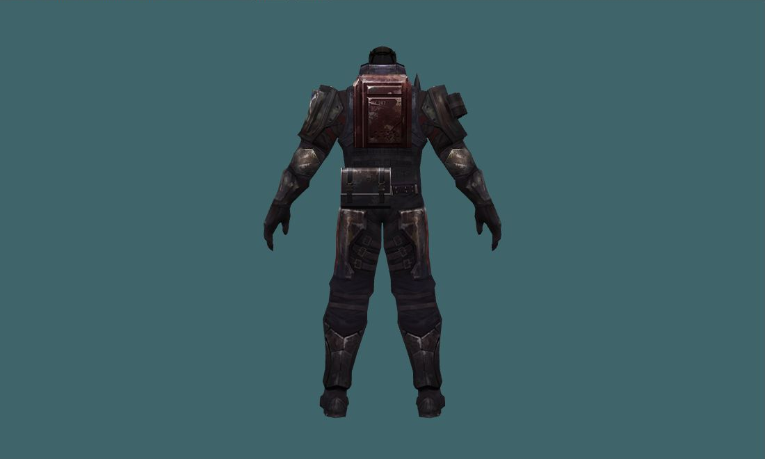 CSO Tyrant — Human Model - back - GoldSrc Studio preview