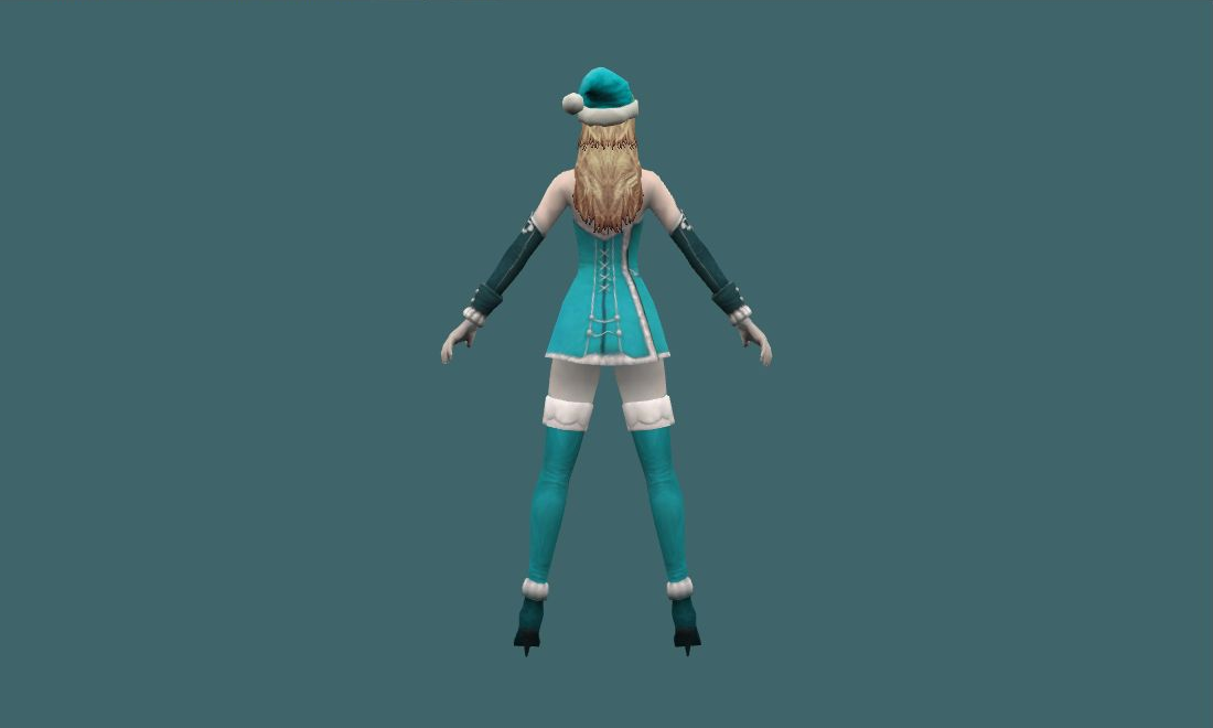 snowgirl_ct - Human Model - back - GoldSrc Studio preview