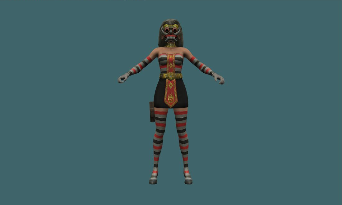 Rangda - Human Model - front - GoldSrc Studio preview