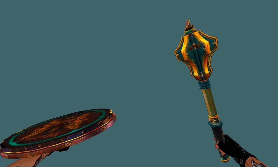 Janus-9 + Shield — Human Melee — photo 1