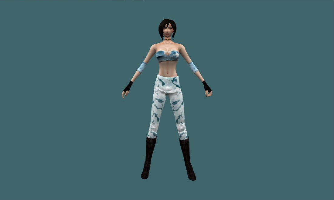 American Girl - Human Model - front - GoldSrc Studio preview