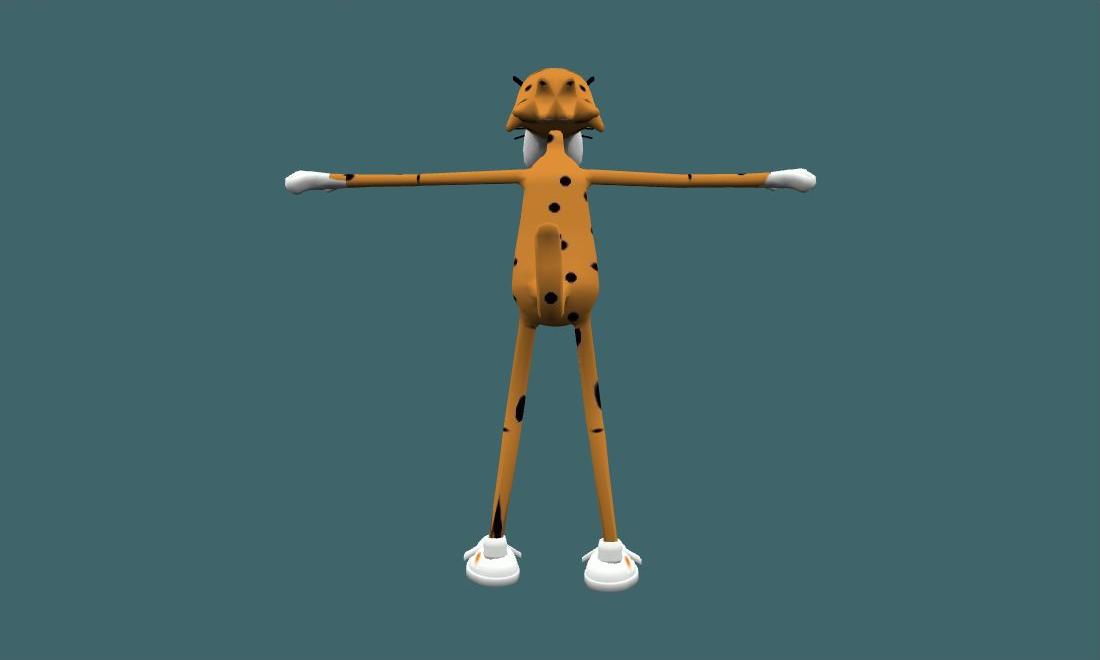 Chester - Human Model - back - GoldSrc Studio preview