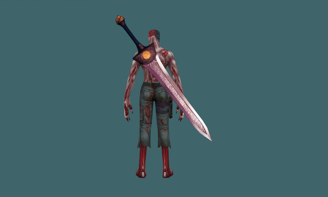 CSO Zombie with sword — Zombie — photo 2