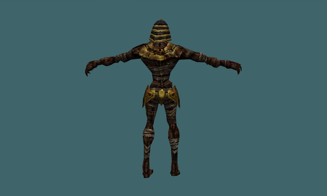 mummy - Zombie - back - GoldSrc Studio preview