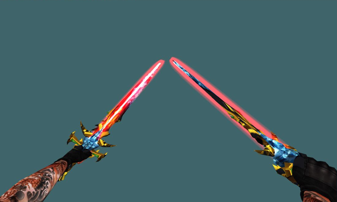 Dual Katana Fire — Human Melee — photo 2