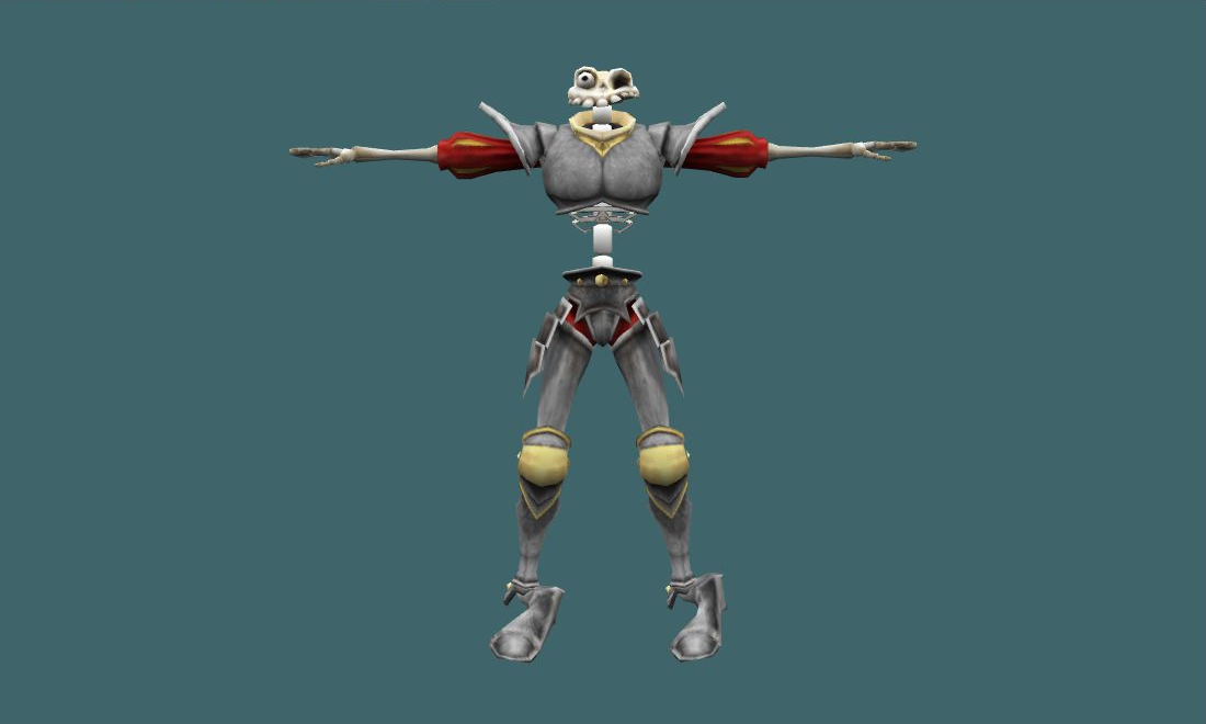 Sir Daniel Fortesque - Human Model - front - GoldSrc Studio preview