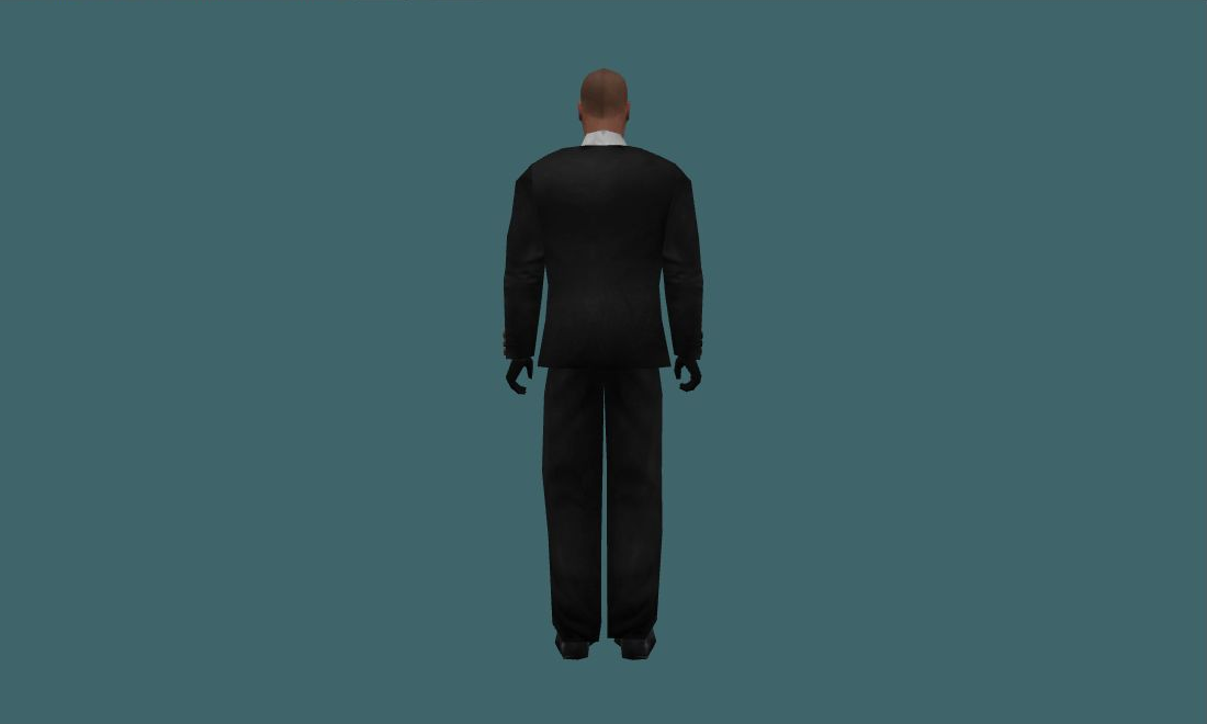 Clown - Human Model - back - GoldSrc Studio preview