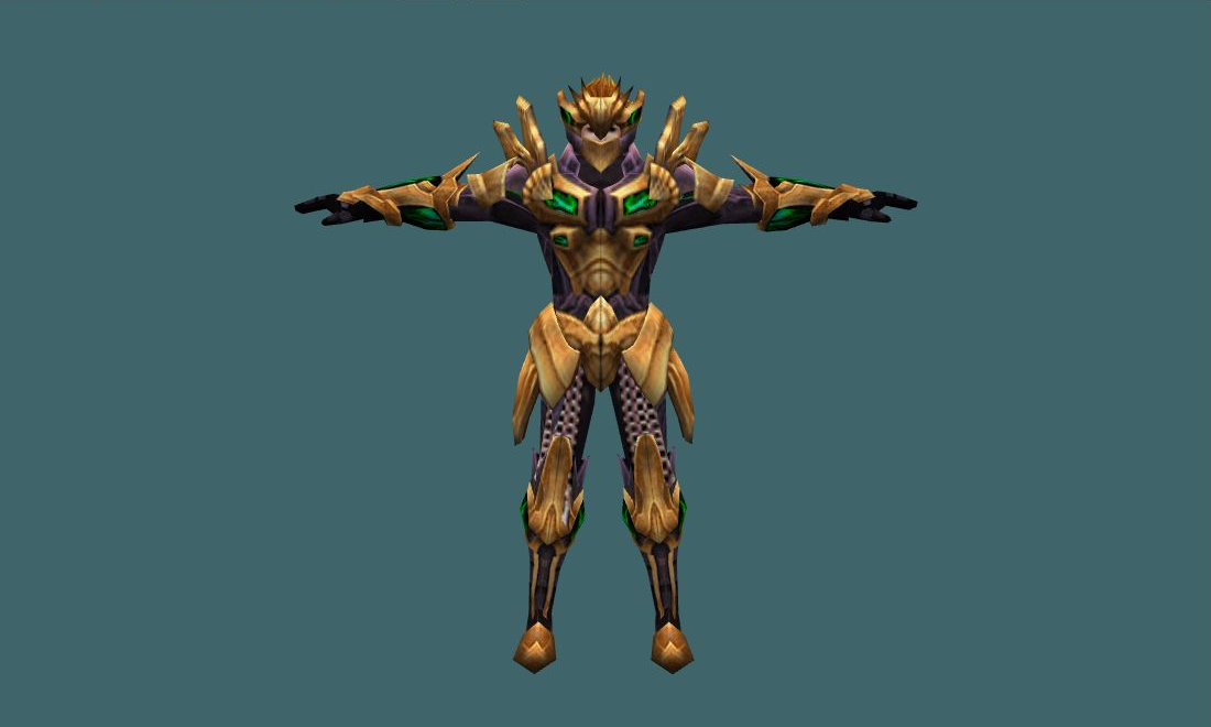 Brave Knight - Human Model - front - GoldSrc Studio preview