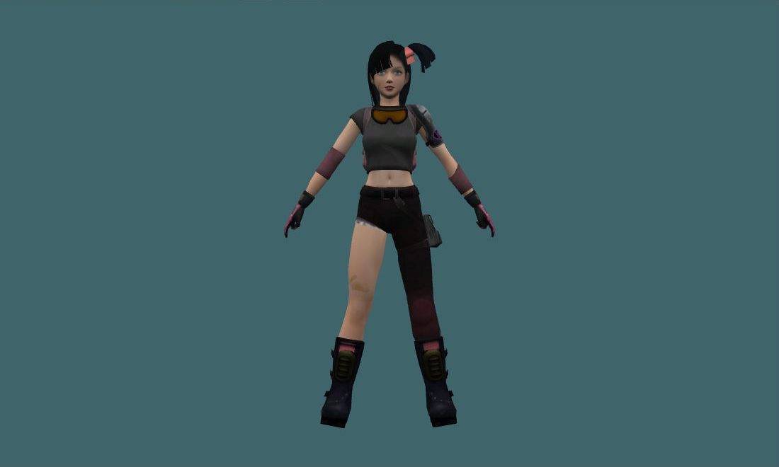 Bulma - Human Model - front - GoldSrc Studio preview