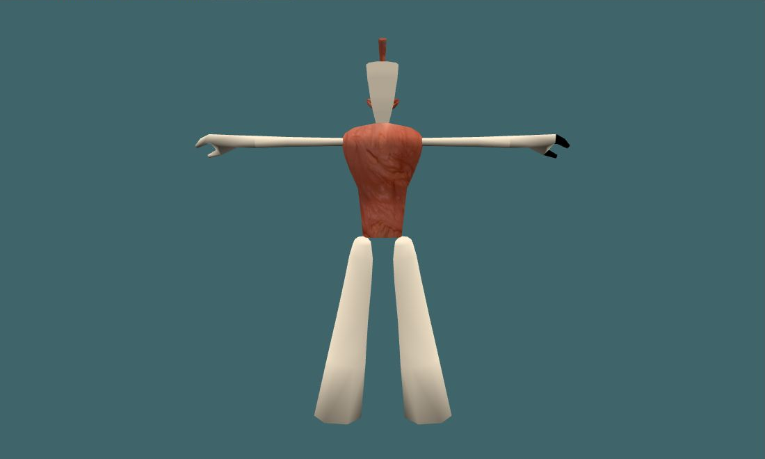 Klaymen - Human Model - back - GoldSrc Studio preview