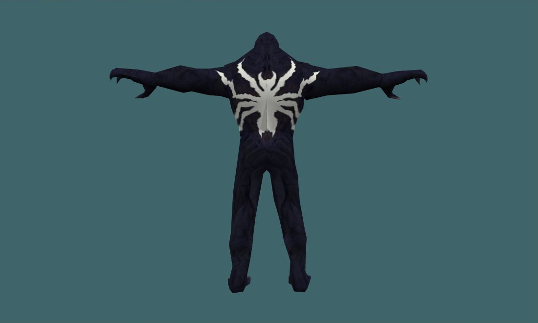 Venom - Human Model - back - GoldSrc Studio preview