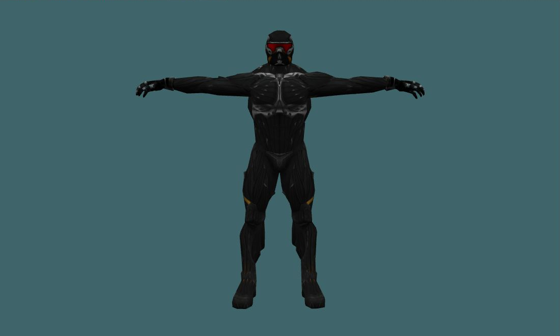 Nanosuit (Black) - Human Model - front - GoldSrc Studio preview