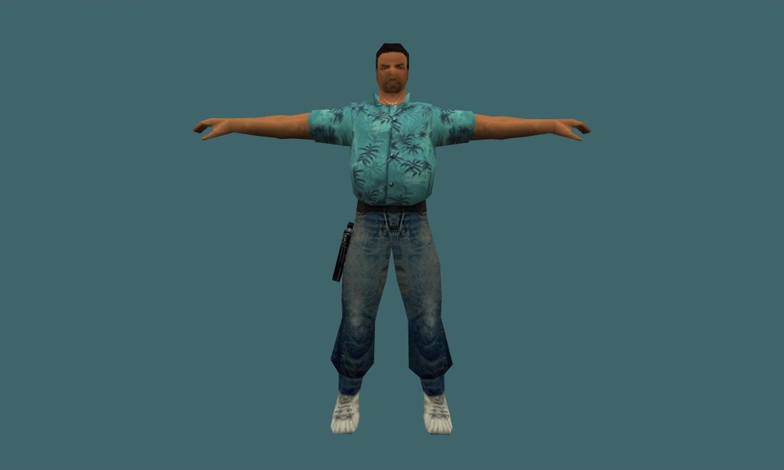 Tommy Vercetti - Human Model - front - GoldSrc Studio preview