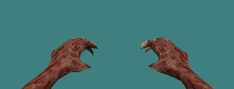 Zombie Knife #237 - clean zombie hands/claws viewmodel preview