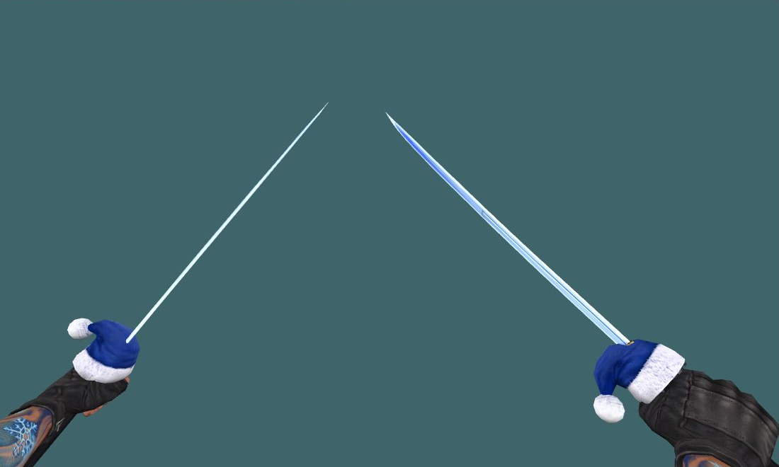 Dual Katana Xmas — Human Melee — photo 1