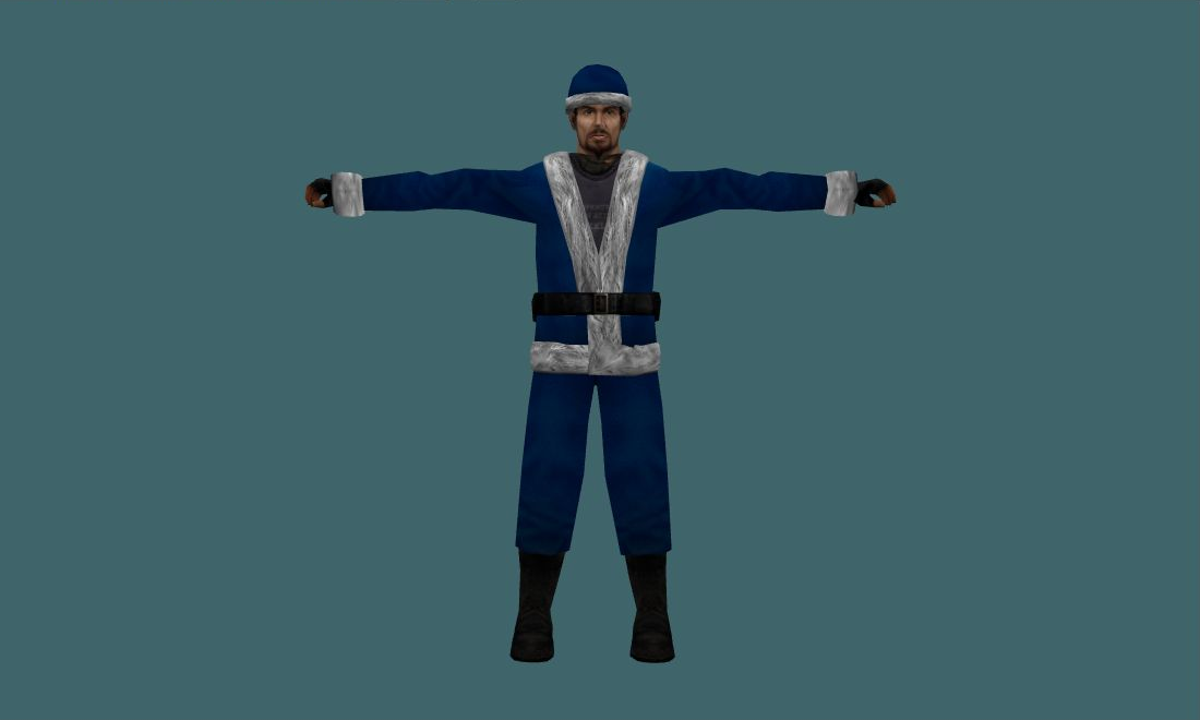 Terror Xmas - Human Model - front - GoldSrc Studio preview