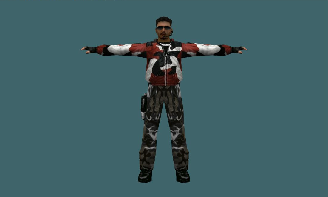 Leet (Scud) - Human Model - front - GoldSrc Studio preview