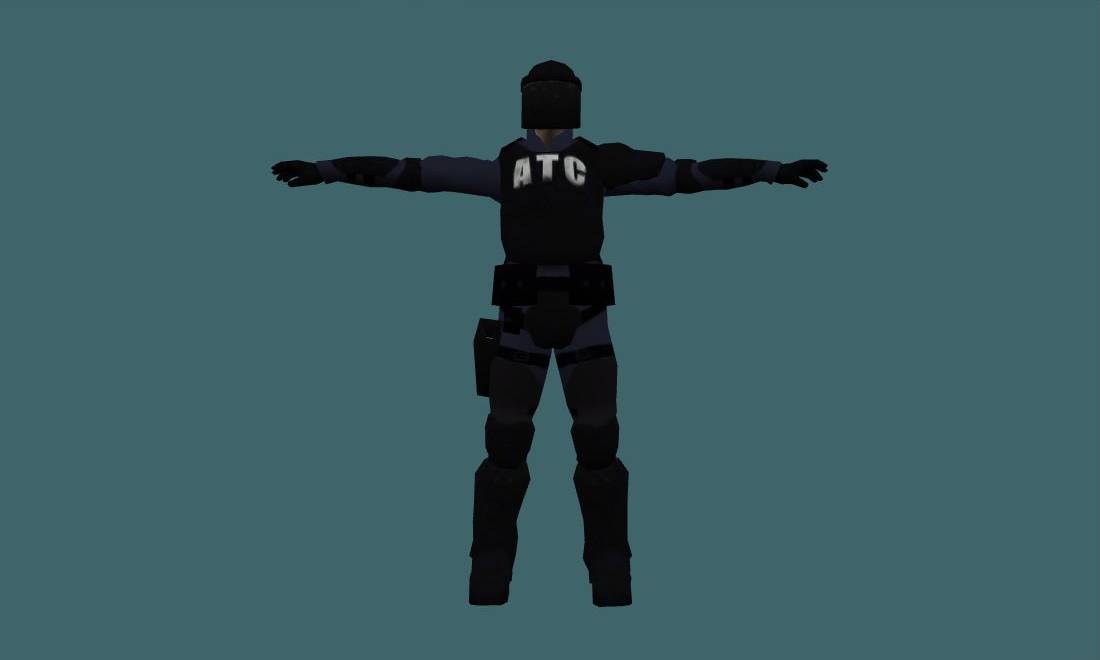 ATC Security - Human Model - front - GoldSrc Studio preview