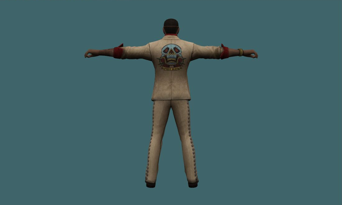 D-Fox - Human Model - back - GoldSrc Studio preview
