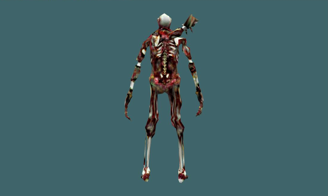 Hobo Lep - Zombie - back - GoldSrc Studio preview