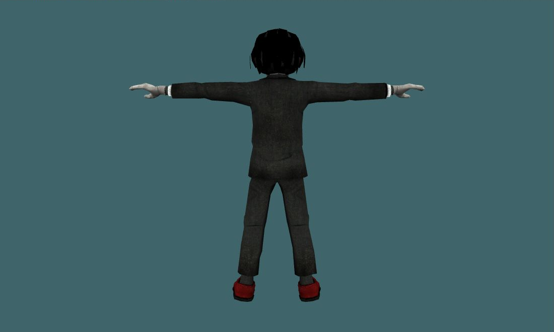 leet — Human Model - back - GoldSrc Studio preview