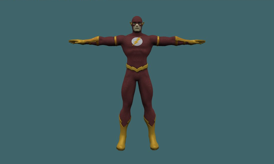 Flash - Human Model - front - GoldSrc Studio preview