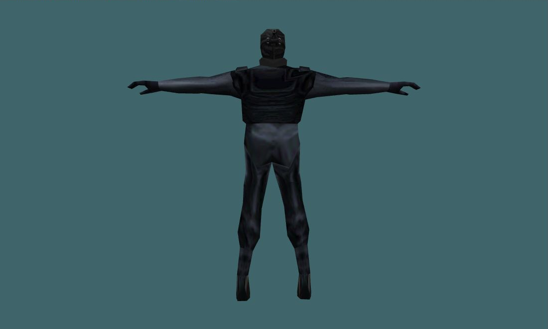 Cleaner - Human Model - back - GoldSrc Studio preview